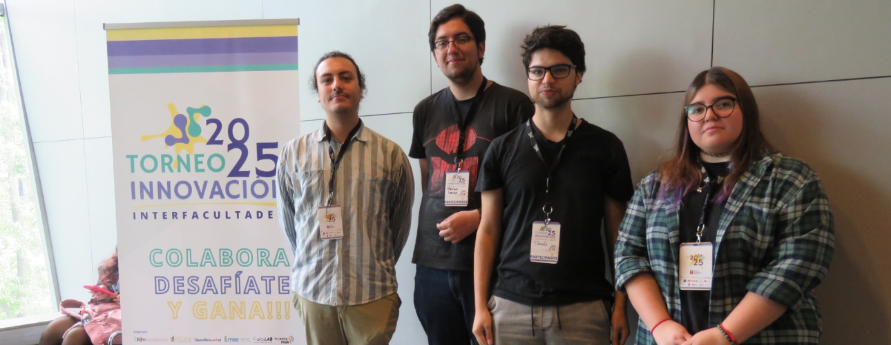 Estudiantes de la Facultad obtienen el segundo lugar en el Torneo de Innovación Interfacultades Universidad de Chile