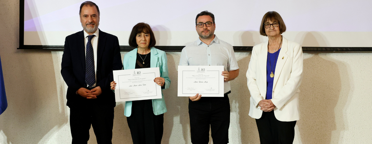 Profesores Ana María Atria y Mario Rivera son reconocidos como Mejores Docentes de Pregrado 2025