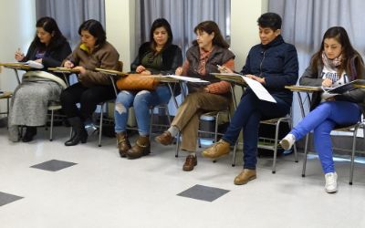 Participantes del Curso de Lenguaje de Señas